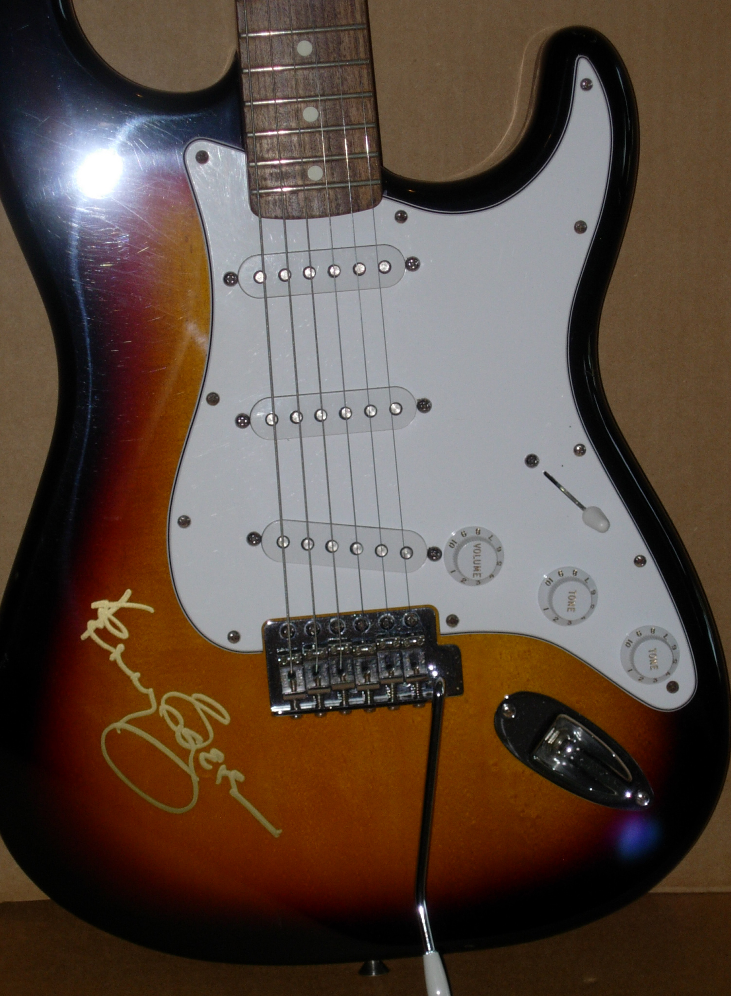 Kenny Rogers Autographed Guitar